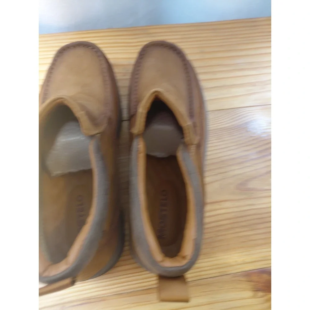 New Mostelo Shoes Men US 12, EUR 47 Hiking Comfort Outdoor Brown/Aged Tan